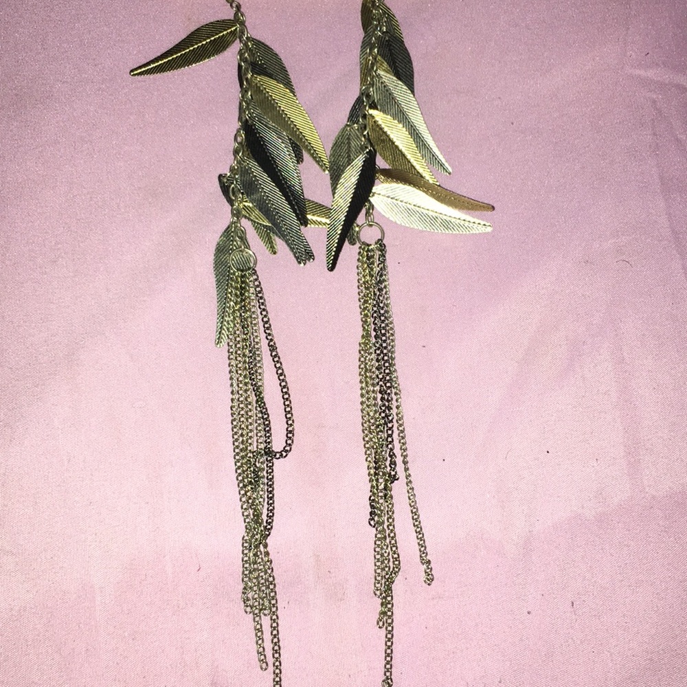 Feather Dangle earrings